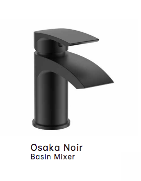 iCladd Osaka Noir Basin Mixer & Waste